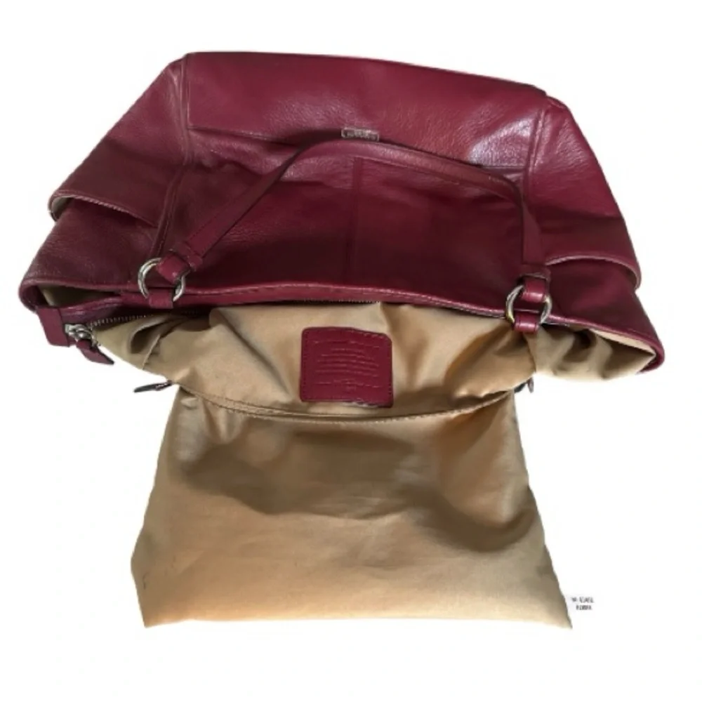 Coach Park Carrie Tote – Cranberry/Red - Picture 10 of 10